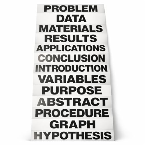 Flipside Products 36" x 48" Project Board Kit, 10 Pack, School Presentation Display Board and Supplies, Trifold Kits, Letters, Titles, Header Display, Presentation, All in One