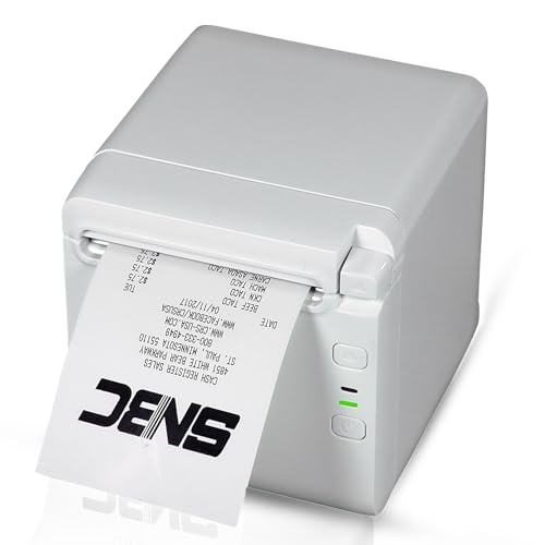 SNBC BTP-S80 Receipt Printer with Auto Cutter, 250 mm/s Printing POS Printer | Windows Driver and iOS/Android/Linux SDK | Everyday Business 80mm Thermal Receipt Printer (USB, Serial, Ethernet, White)