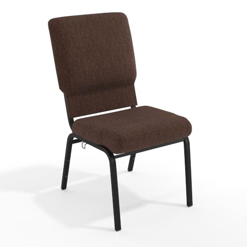 EMMA + OLIVER Java 18.5" Stacking Church Chair