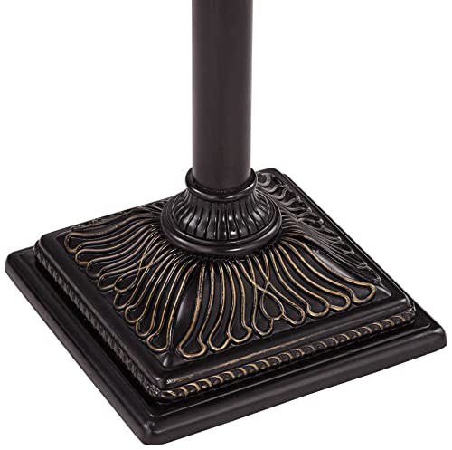 Regency Hill Garver 72 1/2" Tall Bronze Side Light Torchiere Floor Lamp