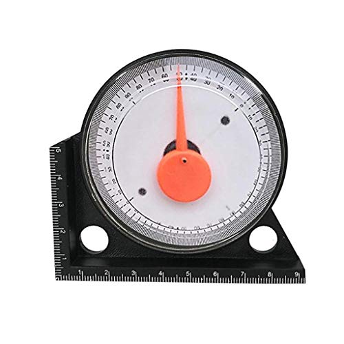 TEOYETTSF 0-360 Degree Slope Inclinometer Angle Finder Measuring Slope Protractor with Magnetic Angle Ruler Tilt Level Meter Clinometer