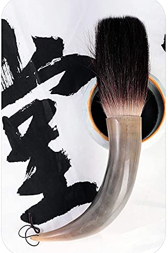XlyCjkb Calligraphy Brush, Chinese Calligraphy Brush Calligraphy Brush/Chinese Kanji Japanese Calligraphy Watercolor Sumi Drawing Brush(Bear Hair)