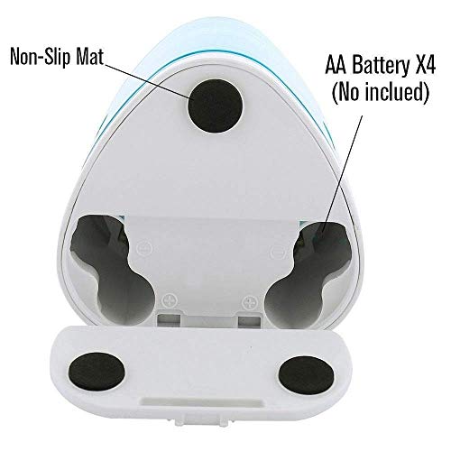 KLJUHGTR Electric Pencil Sharpener Holes AA Battery Automatic Anti-Slip Auto-Stop for Safety for Classroom, Office&Home Artist