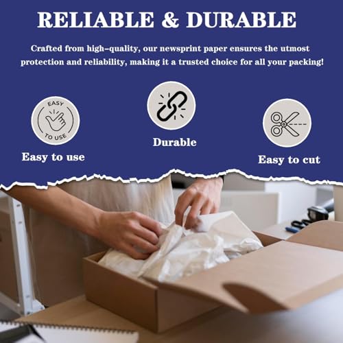 Packing Newsprint Paper 18”x 24”Newsprint Paper Bulk Packaging Paper Moving