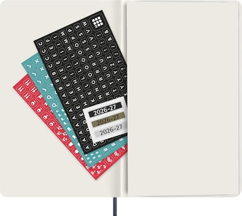 Moleskine 2026-27 18-Month Weekly Planner, Large, Sapphire Blue, Softcover