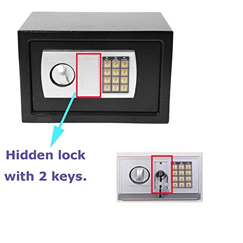 TBLOTYD 8.5 Liter Capacity Small Safe Box 31X20X20Cm Safe for Home Hotel Shop with Digital Keypad