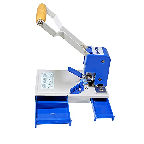 Sysform PrintFinish Desktop Corner Rounding Machine with one 1/4"" Die (die Blade Punch Cutter), Easier way to Cut Multiple Sheets, Blue / Gray