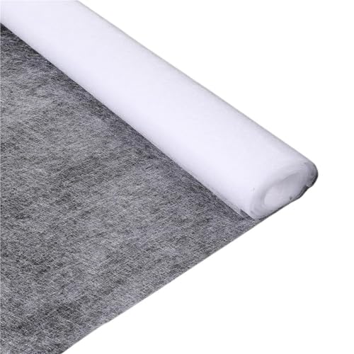 Heat Bond Iron-On Adhesive Double Sided Fusible Web White Iron-On Adhesive Non-Woven Interfacing Bonding for Fabric Applique Sewing(15set)