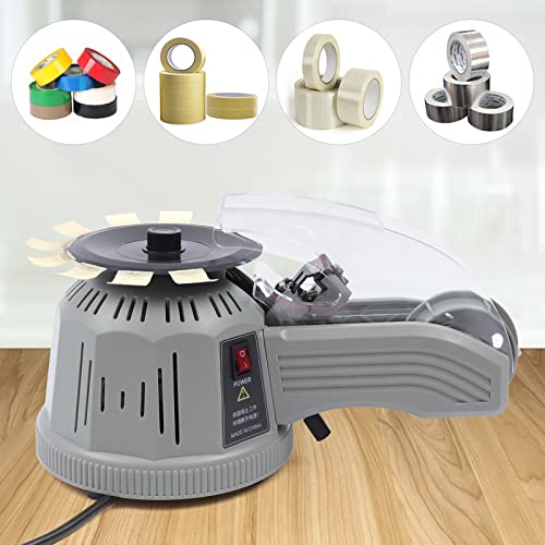 Automatic Tape Dispenser Rotary Disc Tape Cutting Machine with Manual and Auto Modes, Adjustable Length & Width - Automatic One-Touch, Ideal for Restaurants, Businesses, Homes