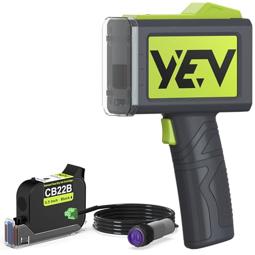 YEV Handheld Inkiet Printer VP127 with Photoelectric Sensor (Green)