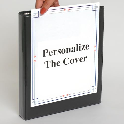 StoreSMART - Flip Chart Easel Presenation Binder - Landscape/Horizontal - 15-Pack - Black - VH424-15 (Sheets not Included)