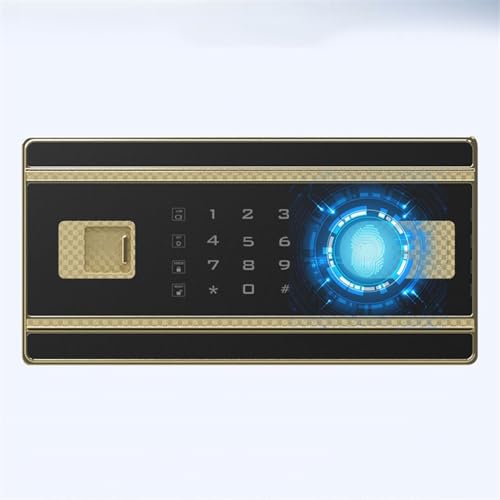 HASMI Safe Box Home Small Invisible Bedside Cabinet Fingerprint Code Safe Anti-theft Into The Wall Drawer All-steel Safe Deposit Box Document Box, yuqing2022