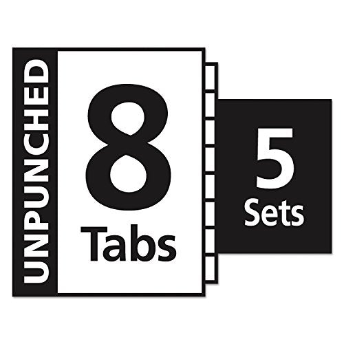 AVE11432 - Avery Index Maker Clear Label Unpunched Divider