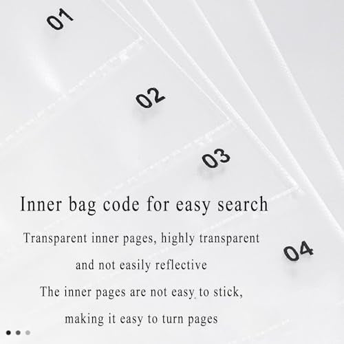 A4 Display Folder, 40 Pockets Project Document Folder/Grey(Blue)