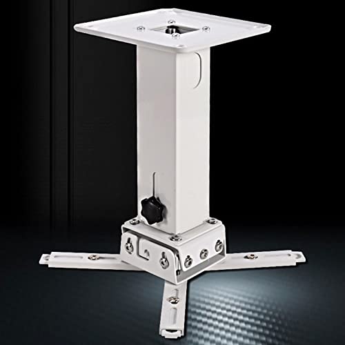 Projector Stand Projector Rack Home Wall-Mounted Aluminum Alloy Projector Stand Living Room Conference Room Telescopic Ceiling Projector Shelf Projector Mount ( Brass)
