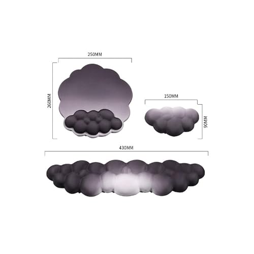SDREYKUF Gradient Color Machine Keyboard Hand-held Wrist Rest Wristband Desktop Silicone Non-Slip