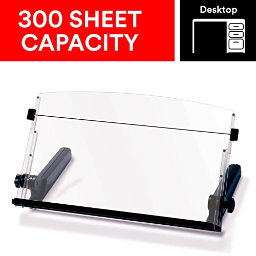 3M Adjustable in-Line Document Holder, Black, DH640, 1 Pack/Case