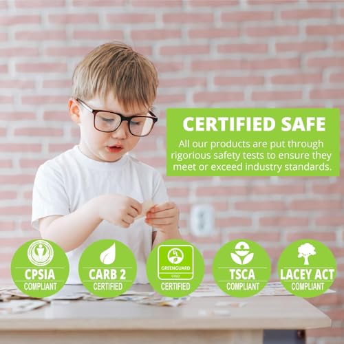 Contender 12-Cube Tray Cabinet for Organizing Children Art Supply, Kids Storage Organizer for Kindergarten Homeschool Supplies, Greenguard Gold Certified, Lime Green
