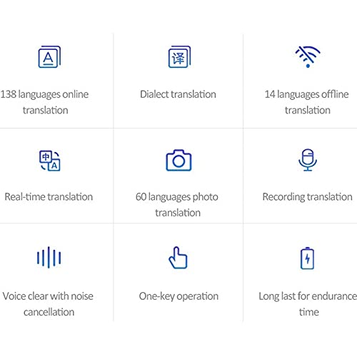 TEDILUVI T16 Voice Translation Recording Photo Artificial Intelligence Language Translator