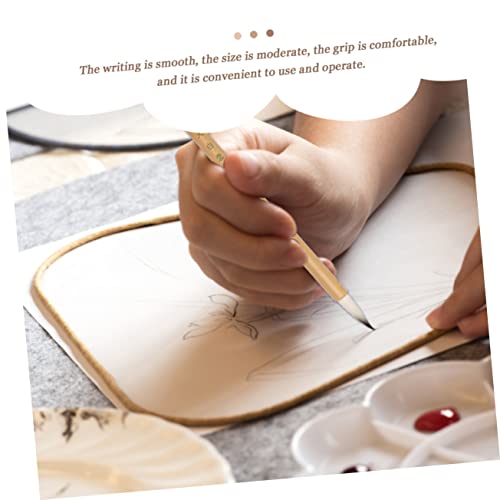 Chinese Calligraphy Brush Kanji Drawing Brush Beginner Students，3pcs Writing Brush Japanese Pen Suit Japanese Accessories Ink Painting Brushes Chinese Calligraphy Brushes Calligraphy Brushes for Water