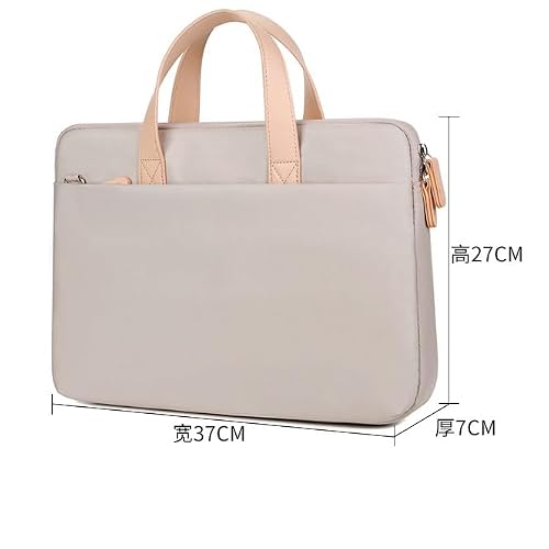 DUYHBAWRS Lightweight Laptop Bag Portable Women Business Shoulder Messenger Bag Handbag Waterproof Briefcases