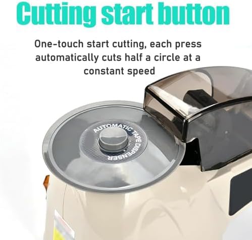 LKXNEW Automatic Tape Dispenser Machine, Precision Length Control for Efficient Adhesive Cutting, for Crafts, Packaging, and Office Use