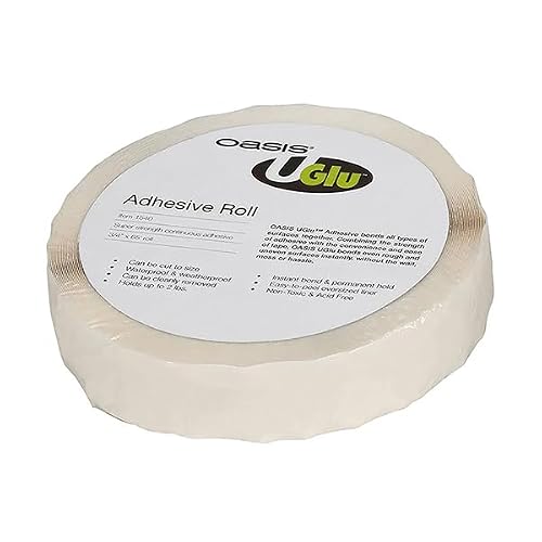 Reliant Ribbon Floral Accessories - Uglu Adhesive, 3/4in X 65' Roll Rd, Clear, 3/4 Inch, Na