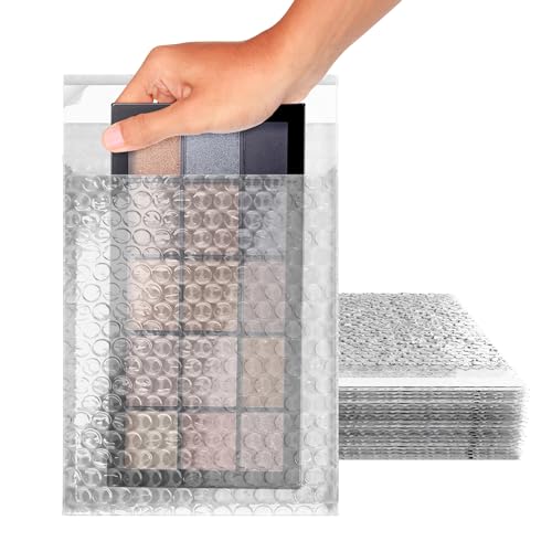 ABC PACK & SUPPLY Bubble Wrap Pouches, 7 x 8.5 Inch Clear Self Seal Packing Bags, Polyethylene Cushioning Sleeves for Shipping, Moving, Storage, Pack of 200