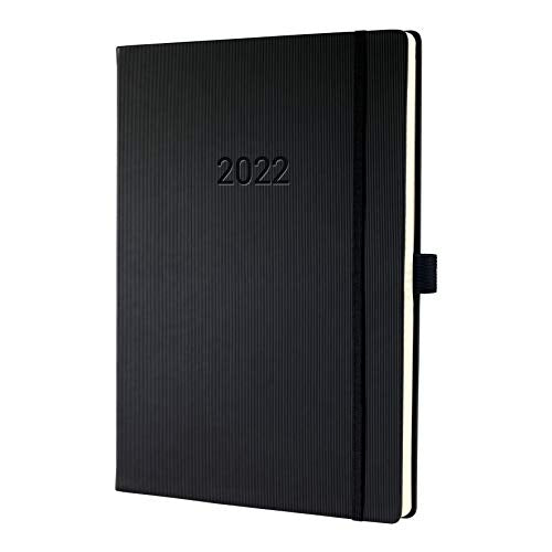 Sigel C2218 Conceptum Weekly Planner 2022-22,5 x 31,5 cm - hardcover - 192 Pages - Black