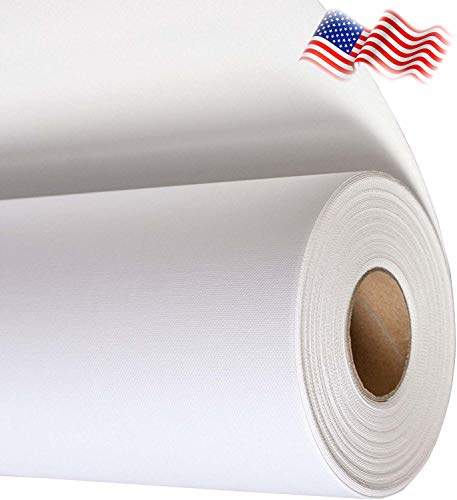 Heavy-Duty Inkjet Canvas 36"x40ft Roll Matte Finish 100% Polyester Inkjet Water-based Dye and Pigment Ink Jet Printers