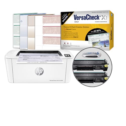 VersaCheck M110 MXE Bank Compliant MICR Printer X1 Gold Software Bundle