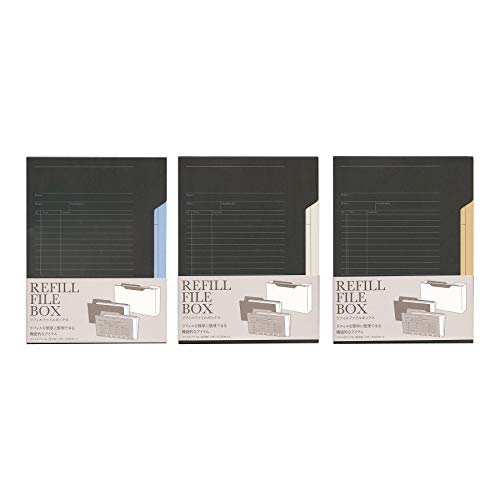 Knox 52476600 Personal Organizer, Refill, File Box, A5, Gray