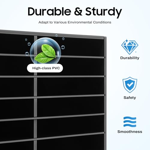 27-Slot Classroom Mailbox Organizer, PVC Literature Sorter with Removable Shelves, 110lb Capacity, Student Teacher Mailboxes for Teachers, Students, Office (Black, 27-Slots)