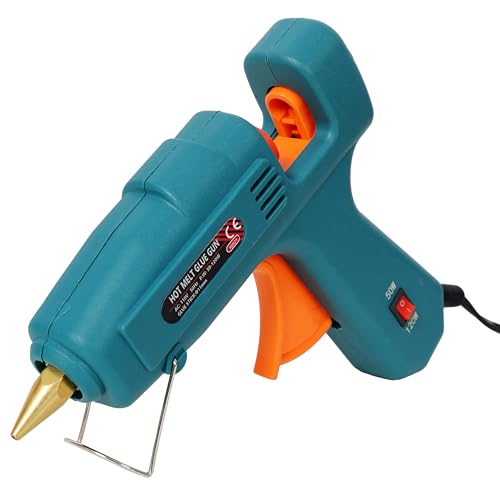 KEIKI Two Temperature Hot Glue Gun, Professional Glue Gun, DIY Craft Repair Thermo Tool with 30Pcs Highly Viscous Glue Sticks, with Black Storage Bag