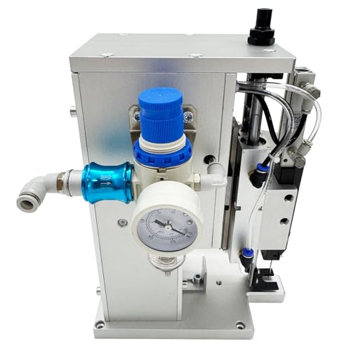 WYDDDARY Pneumatic Tagging Machine for Socks Towels Garments, 0.2"-1.7" Compatible Tag Pin, 0.5-0.8 Mpa Single Needle Glue Nail Hang Tag Labeling Machine AC110V-220V