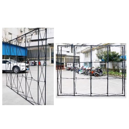zktoermn Portable Pop Up Display Stand, Collapsible Trade Show Booth, for Exhibit, Conference, Weddings, Party, with Carrying Bag(530x230 cm)