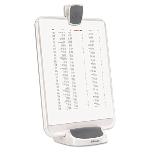 Document Lift with Dry Erase Surface, 15-Sheet Capacity, White/Gray