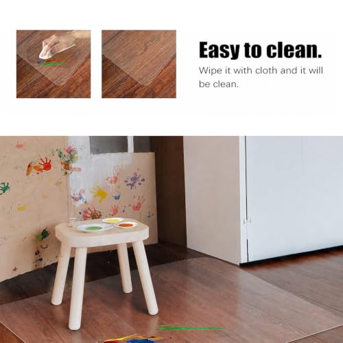 Kuyal Clear Chair mat for Hardwood Floor, 30 x 48 inches