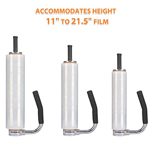Amarite Shrink Wrap Handle, 11-21.5 Inch Stretch Wrap Dispenser with Cutter