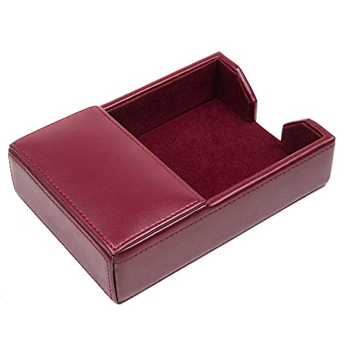 Burgundy Blue Bonded Leather 4" x 6" Memo Holder