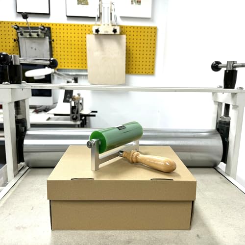 Vdniduir Printmaking Brayer Rollers, Letterpress/Lithographic Printing Cylinders,Print/Ink and Stamping Tools,for Commercial Printing