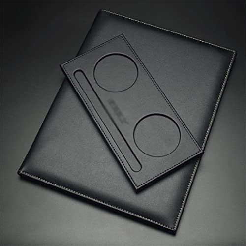 Clipboard Office Supplies Leather Writing Pad Suitable for Office Business File Hotel Room Leather Signing Clip