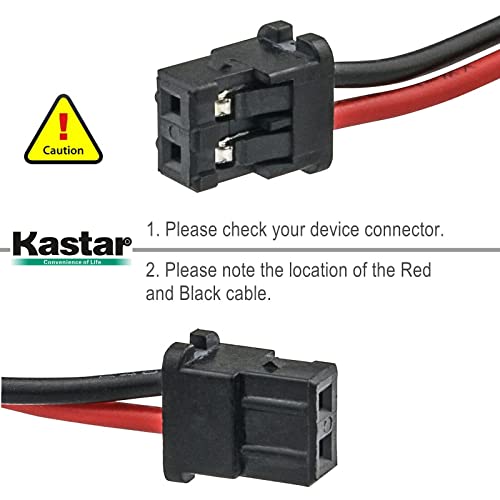 Kastar 5-Pack Backup Battery Replacement for Panasonic P-P507 P-P507A P-P507A/BA1, Panasonic 2.4 GHz Cordless Station Unit for KX-TG2000B or KX-TG4000B Systems with Hearing Aid Compatibility (HAC)