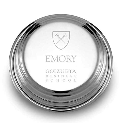 M. LA HART Emory Goizueta Pewter Paperweight