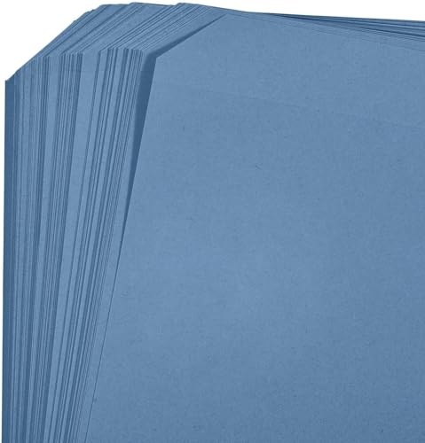 Exhibitindexes® Blue Manuscript Covers 9 X 12.5 100 Sheets Made in USA