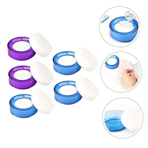 20 pcs Money Counting Water Box Finger Moistener for Counting Money moisturizer SPF Finger Damper Counting Paper Spong Tool Accessories soonges Office humidifier Manual Plastic (Assorted Colorx
