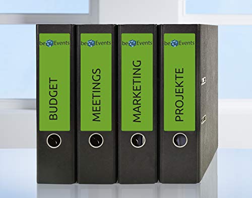 Avery Zweckform L4768 100 Folders A4 (Pack of 400 Labels 192 x 61 mm 100 Sheets Green
