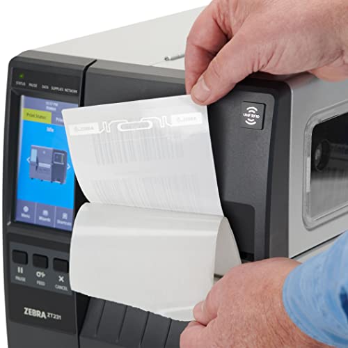 Zebra Technologies ZT23142-D01000FZ Direct Thermal Industrial Printer, ZT231 Upgraded Version of ZT230, 203 dpi Print Width 4 in Ethernet Bluetooth Serial USB, Includes: Touch Display, Tear Bar