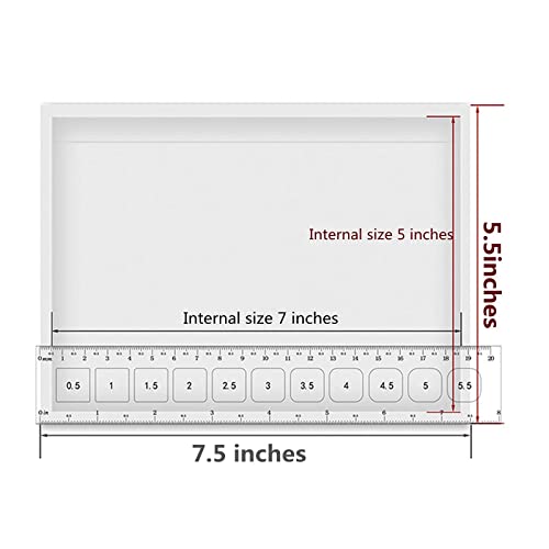 LabelMore 7.5" x 5.5" Clear Plastic Adhesive Packing List Mailing Shipping label Pouch Return Label Documents Keeps Paper Safe While Shipping (2000 Pack)