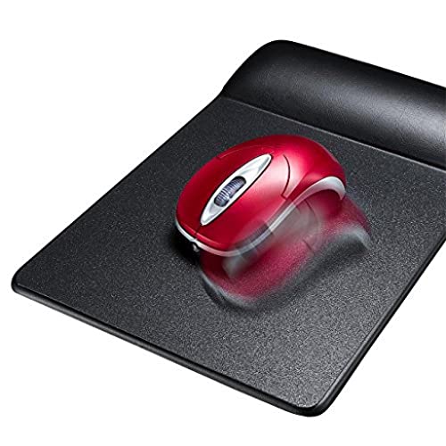 PGNEX Leather Mouse Pad Wrist Support Ergonomic Keyboard Mat Wrist Rest Office Mice Pad Gamer Mosue Pads